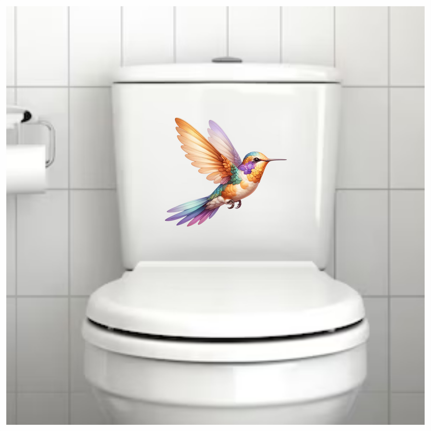 Multi Hummingbird Bird Flying With Wings Vinyl Sticker Decal