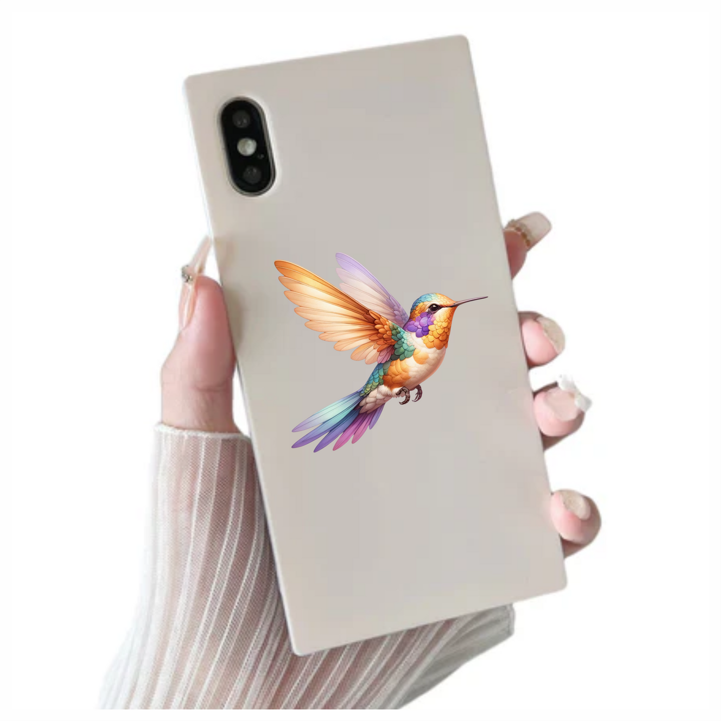 Multi Hummingbird Bird Flying With Wings Vinyl Sticker Decal