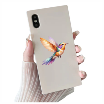 Multi Hummingbird Bird Flying With Wings Vinyl Sticker Decal