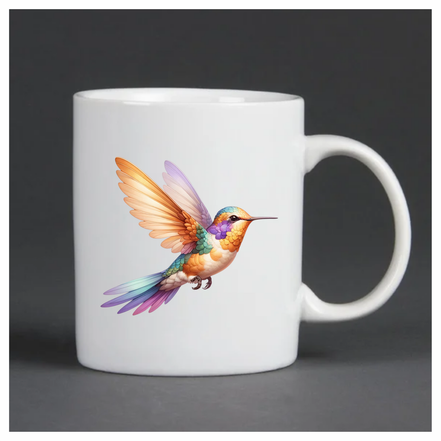 Multi Hummingbird Bird Flying With Wings Vinyl Sticker Decal