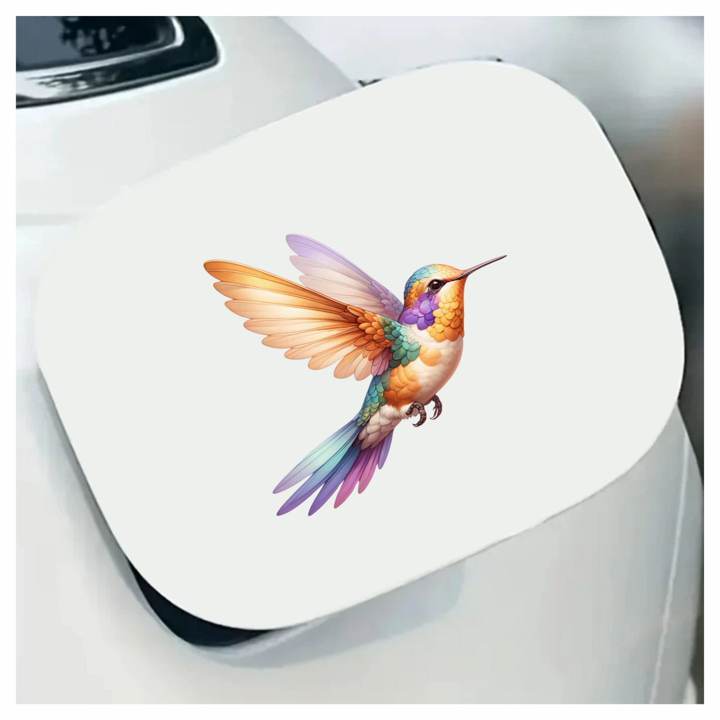 Multi Hummingbird Bird Flying With Wings Vinyl Sticker Decal