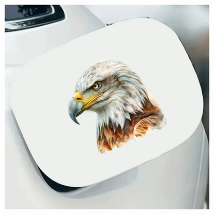 White Eagle Bald Head Portrait Vinyl Sticker Decal