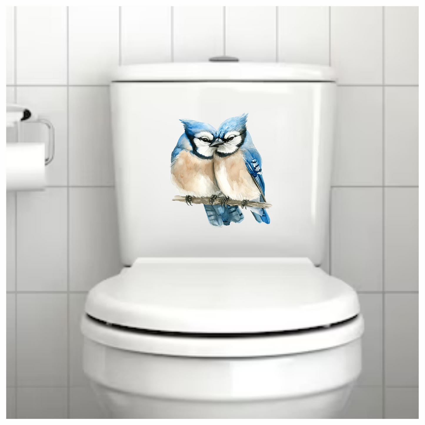 Blue Jays Birds Sitting Together Vinyl Sticker Decal