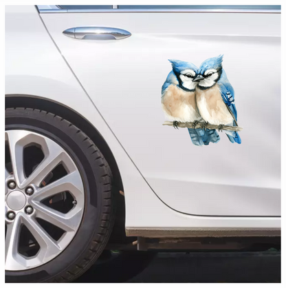 Blue Jays Birds Sitting Together Vinyl Sticker Decal