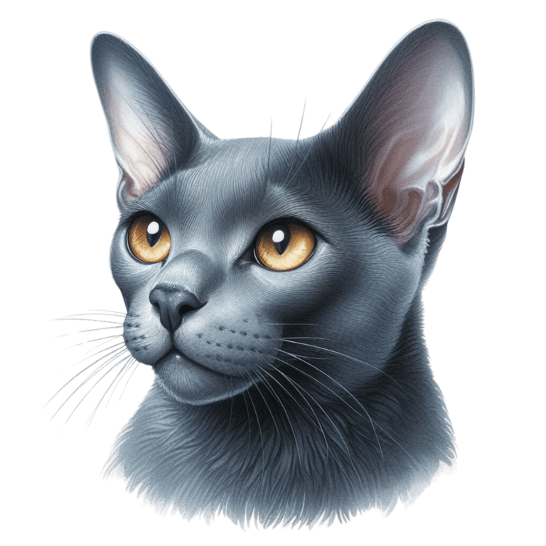 Gray Burmese Cat With Orange Eyes Vinyl Sticker Decal