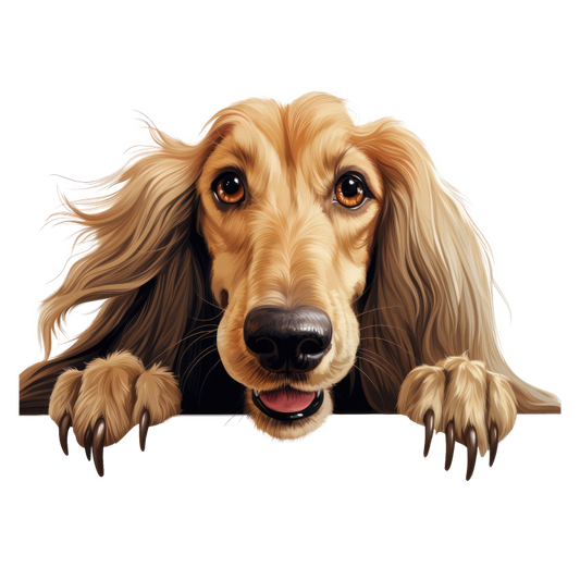 Golden Dog Cocker Spaniel Cute Vinyl Sticker Decal