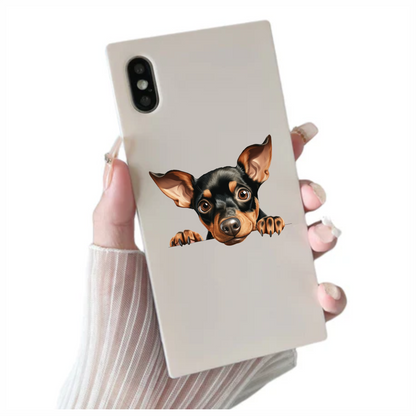 Black Brown Chihuahua Puppy Cute Vinyl Sticker Decal