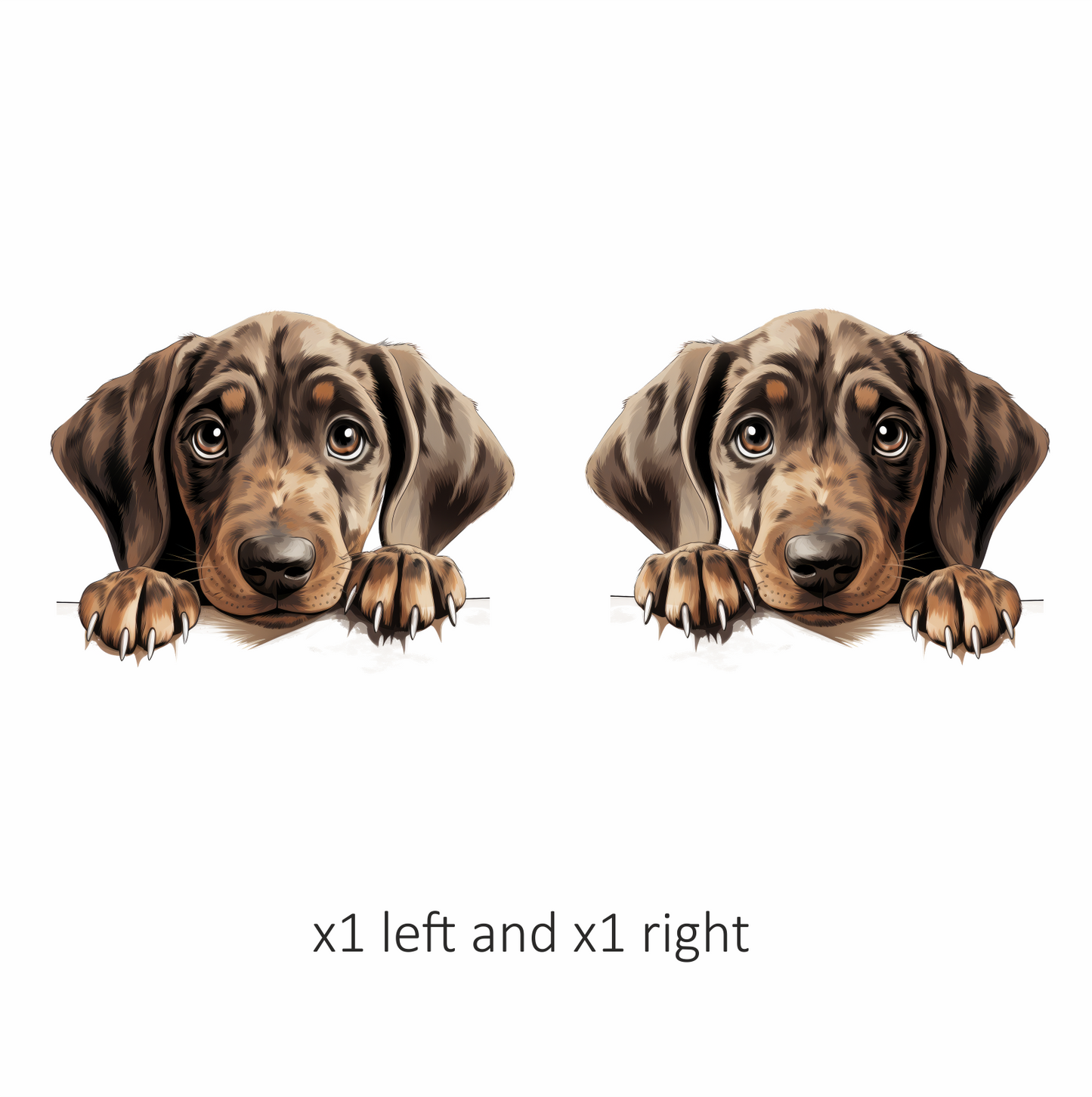 Brown Puppy Dog Dachshund Cute Vinyl Sticker Decal