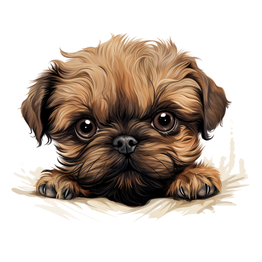 Brown Puppy Cute Dog Breed Vinyl Sticker Decal