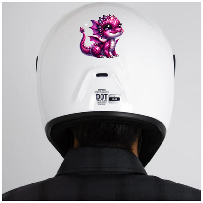 Pink Baby Dragon Cute Fantasy Vinyl Sticker Decal
