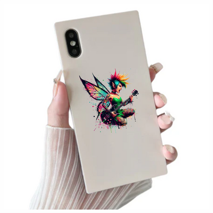 Punk Fairy Guitar Bright Wings Vinyl Sticker Decal