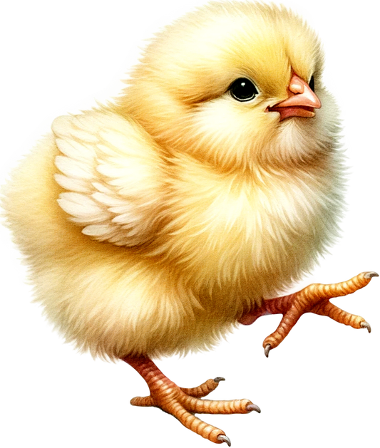 Yellow Baby Chick Farm Animal Vinyl Sticker Decal
