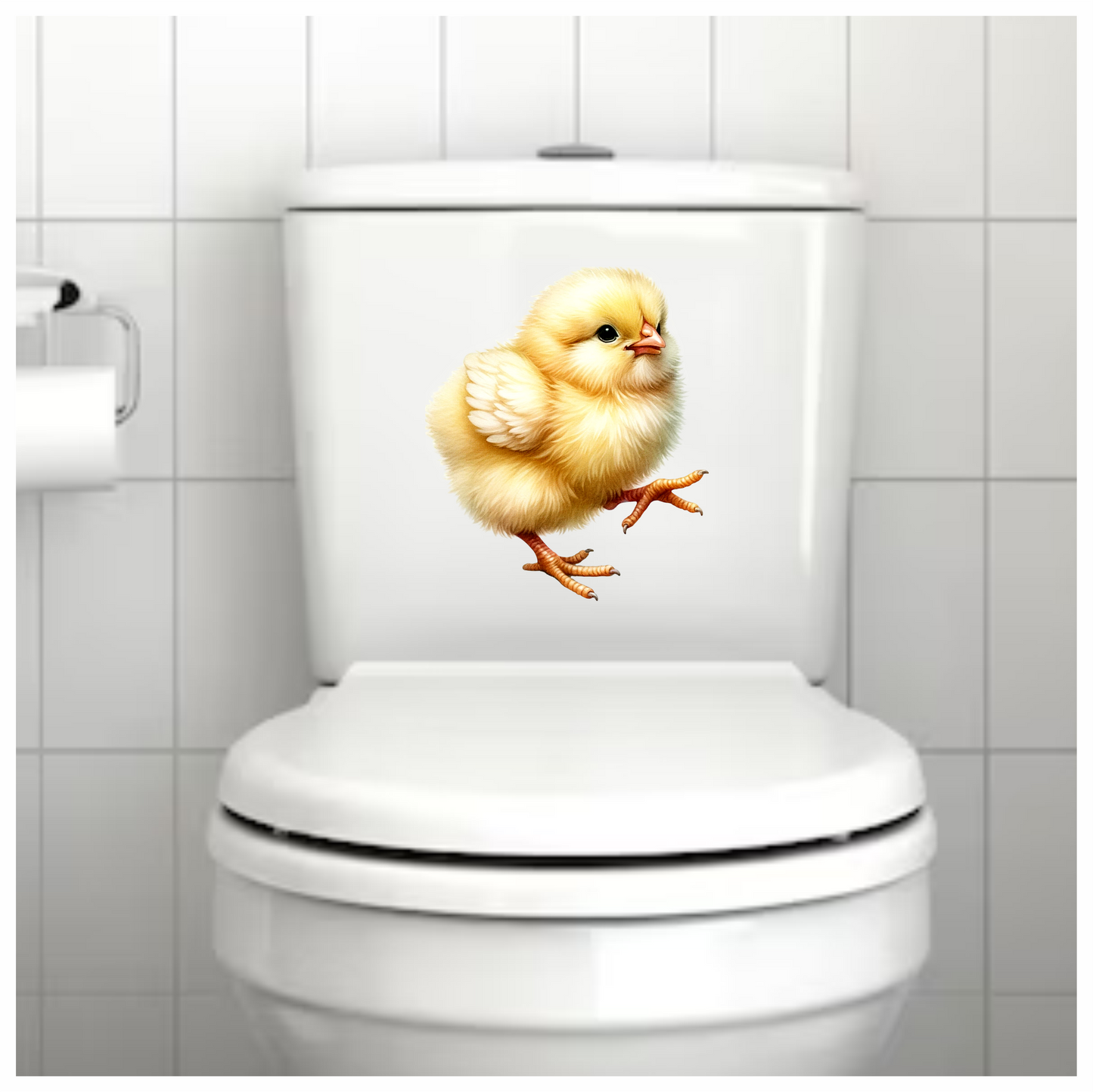 Yellow Baby Chick Farm Animal Vinyl Sticker Decal