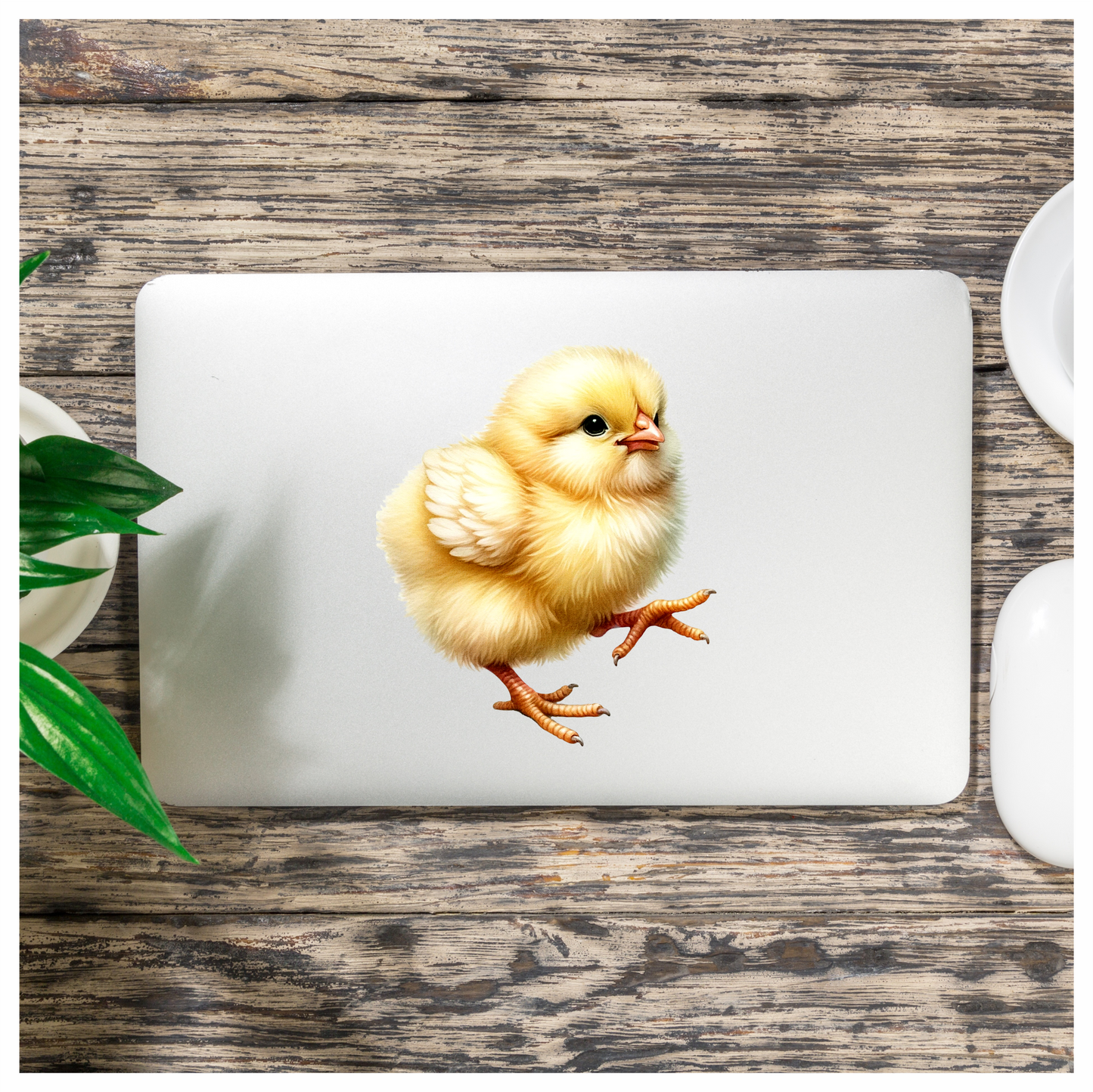Yellow Baby Chick Farm Animal Vinyl Sticker Decal