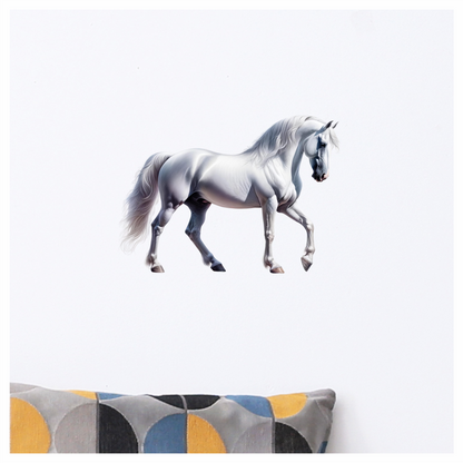 White Horse Andalusian Strong Graceful Elegant Vinyl Sticker Decal