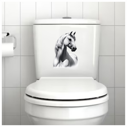 White Horse Arabian Strong Elegant Graceful Vinyl Sticker Decal
