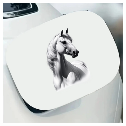 White Horse Arabian Strong Elegant Graceful Vinyl Sticker Decal