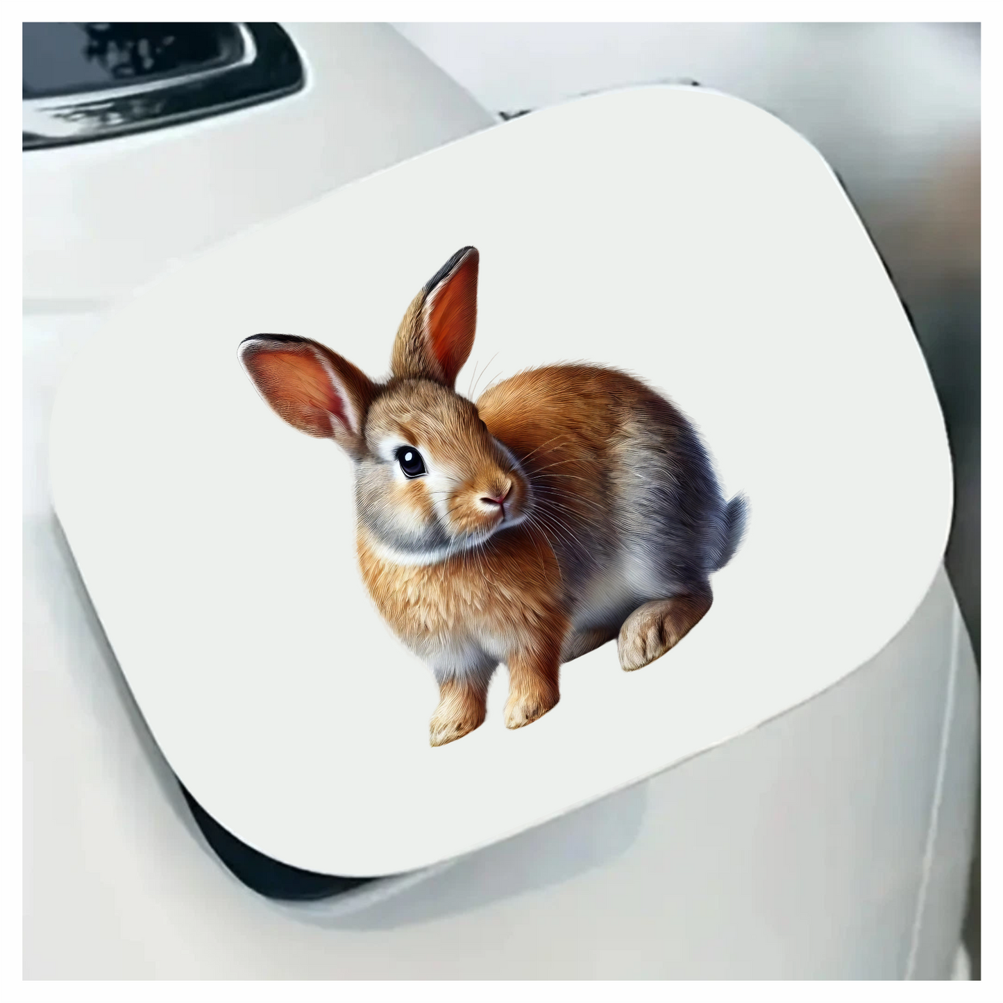 Brown Rabbit Small Mammal Cute Vinyl Sticker Decal