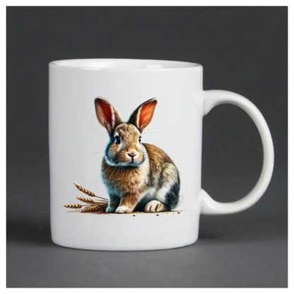 Brown Rabbit Farm Wheat Field Vinyl Sticker Decal