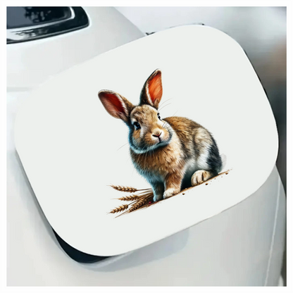 Brown Rabbit Farm Wheat Field Vinyl Sticker Decal