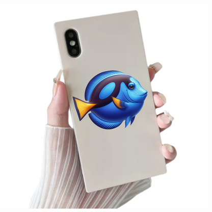 Blue Tropical Fish Ocean Marine Vinyl Sticker Decal