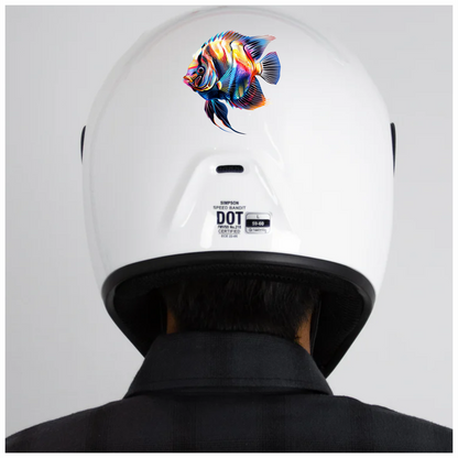 Bright Fish Tropical Angelfish Vinyl Sticker Decal