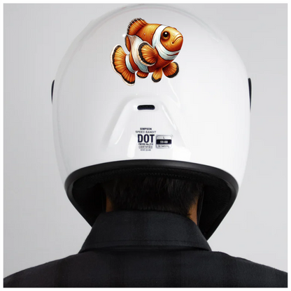 Orange Clownfish Marine Animal Ocean Vinyl Sticker Decal