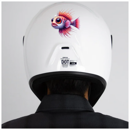 Red Striped Bigeye Tropical Fish Vinyl Sticker Decal