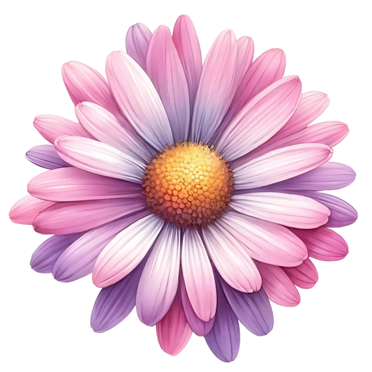 Pink Purple Daisy Flower Blossom Vinyl Sticker Decal