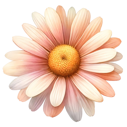 Pink White Yellow Daisy Flower Vinyl Sticker Decal