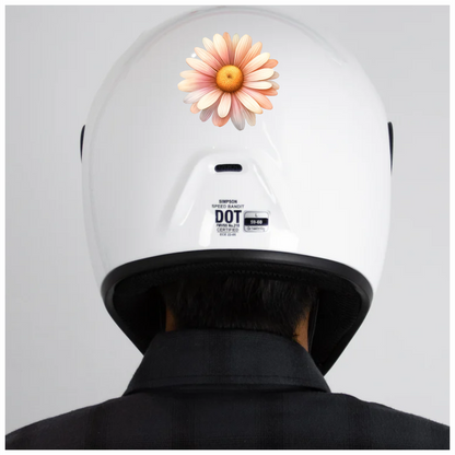 Pink White Yellow Daisy Flower Vinyl Sticker Decal