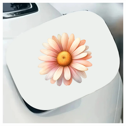 Pink White Yellow Daisy Flower Vinyl Sticker Decal