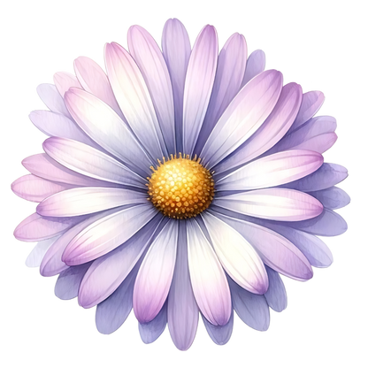 Purple Daisy Flower Blossom Vinyl Sticker Decal