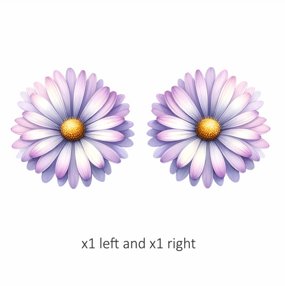 Purple Daisy Flower Blossom Vinyl Sticker Decal