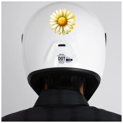 Yellow White Daisy Flower Nature Vinyl Sticker Decal