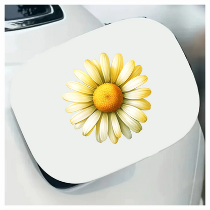 Yellow White Daisy Flower Nature Vinyl Sticker Decal