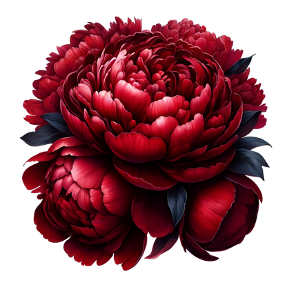 Red Flower Bloom Closeup Nature Vinyl Sticker Decal