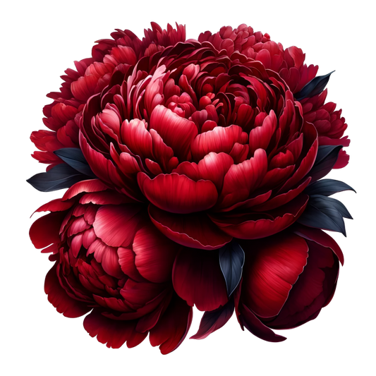 Red Flower Bloom Closeup Nature Vinyl Sticker Decal