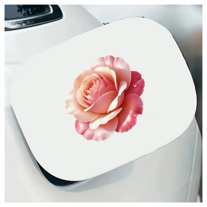 Pink Rose Flower Petals Nature Vinyl Sticker Decal