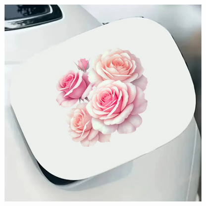 Pink Roses Bloom Soft Gentle Beauty Vinyl Sticker Decal