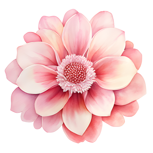 Pink Flower Bloom Petals Nature Vinyl Sticker Decal