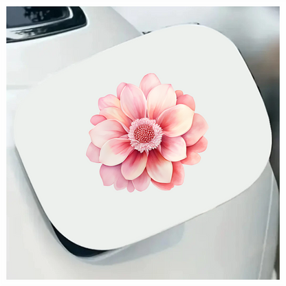 Pink Flower Bloom Petals Nature Vinyl Sticker Decal
