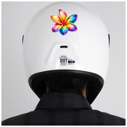 Rainbow Flower Five Petals Vinyl Sticker Decal