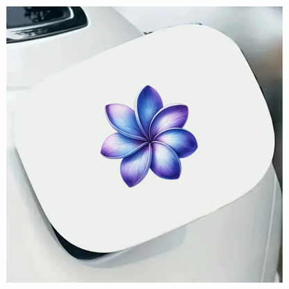 Blue Purple Gradient Flower Blossom Vinyl Sticker Decal