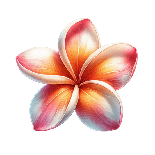 Red Orange White Yellow Pink Flower Vinyl Sticker Decal