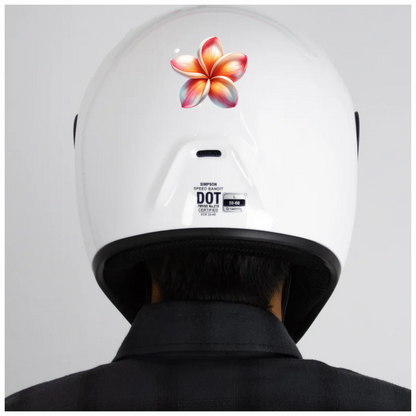 Red Orange White Yellow Pink Flower Vinyl Sticker Decal