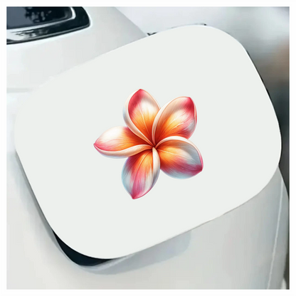 Red Orange White Yellow Pink Flower Vinyl Sticker Decal