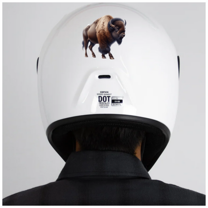 Brown Bison American Plains Strong Vinyl Sticker Decal