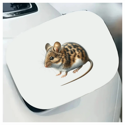 Brown Mouse Striped Rodent Small Cute Vinyl Sticker Decal