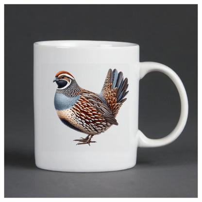Brown Quail Bird Bobwhite Species Vinyl Sticker Decal